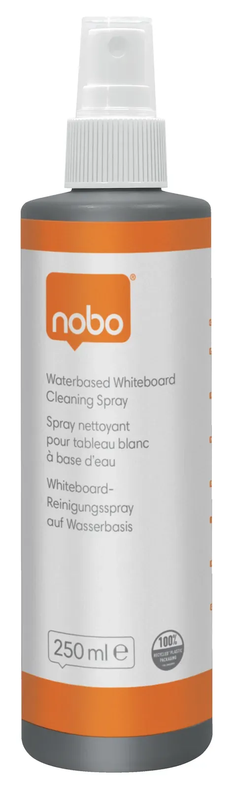 Nobo Čistící sprej na popisovací tabule, 250 ml (recyklovaný obsah)