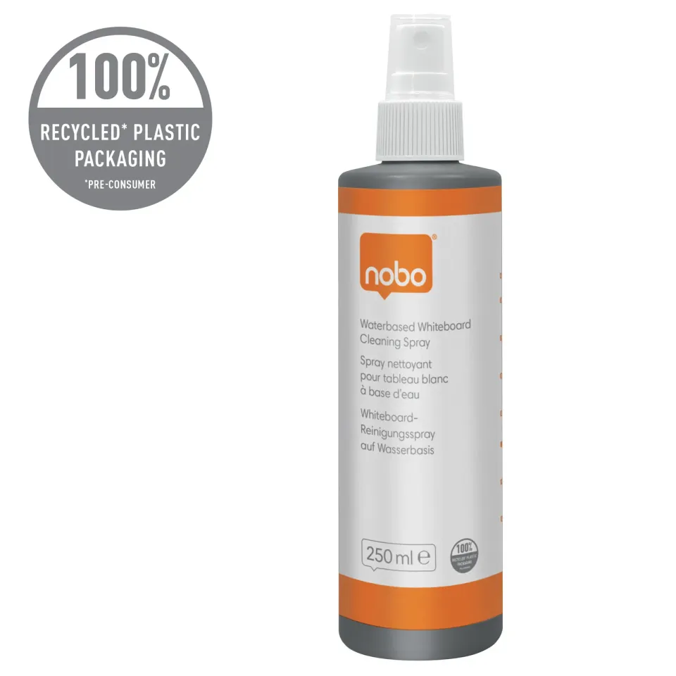 Nobo Čistící sprej na popisovací tabule, 250 ml (recyklovaný obsah)