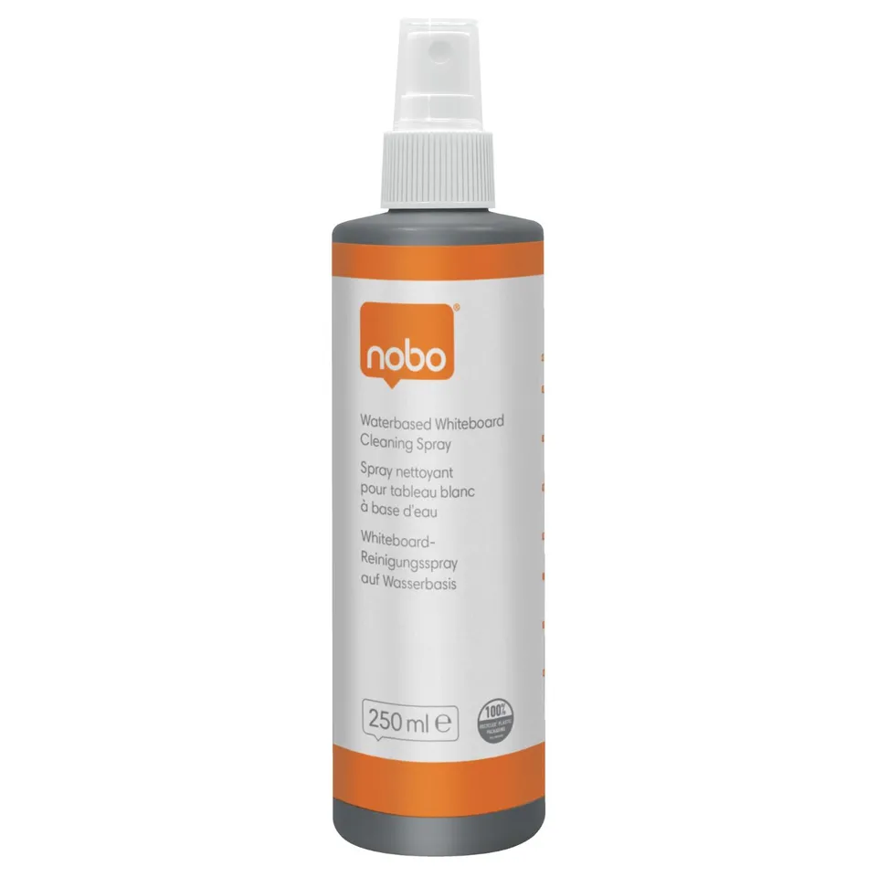 Nobo Čistící sprej na popisovací tabule, 250 ml (recyklovaný obsah)