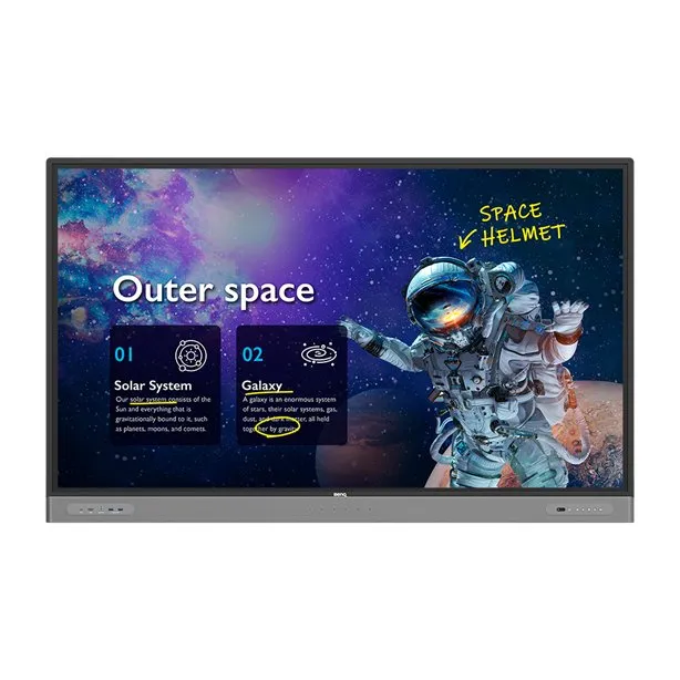 BenQ LCD RM7505 75" IPS Touch/3840×2160/1500:1/8ms/450 nits/HDMI/VGA/USB/SPDIF/R