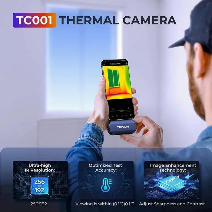 TOPDON termokamera TCView TC001, konektor USB-C