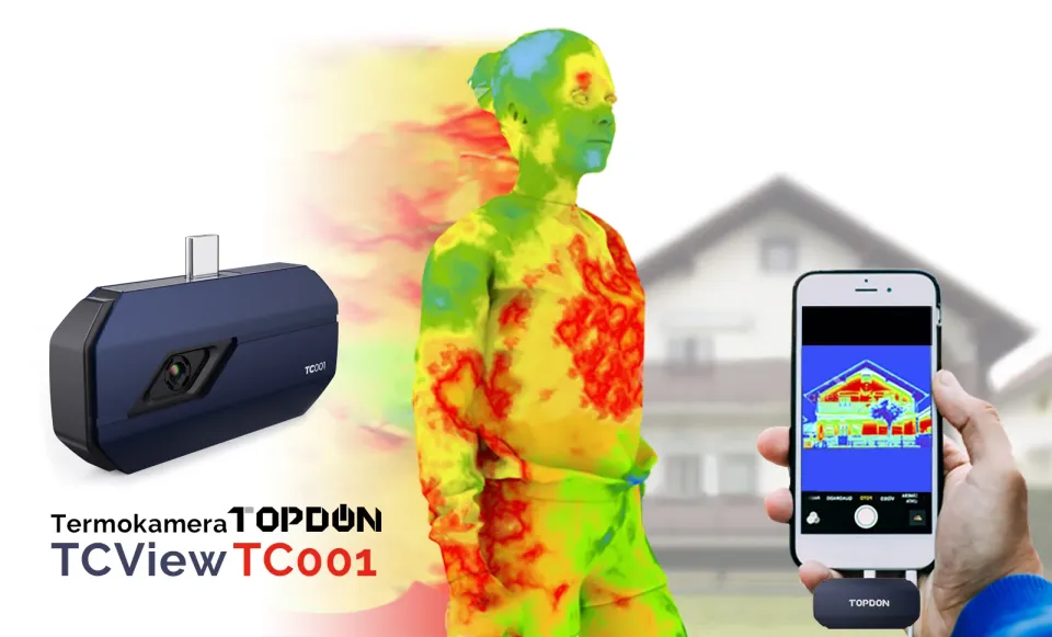 TOPDON termokamera TCView TC001, konektor USB-C