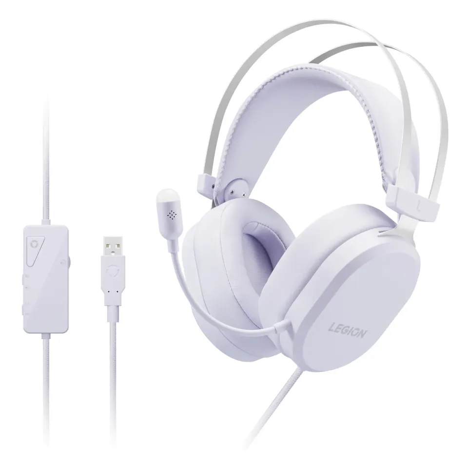 Lenovo Legion H320 7.1 Gaming Headset - White