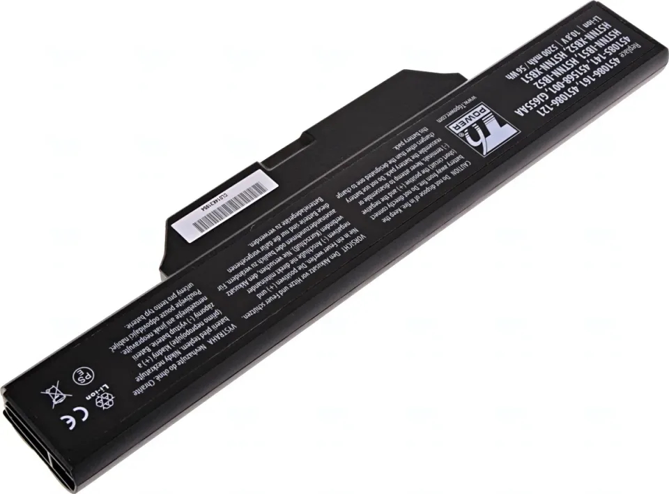 Baterie T6 Power pro HP Compaq 6530s, 6535s, 6720s, 6730s, 6735s, 6820s, 6830s, 5200mAh, 56Wh, 6cell