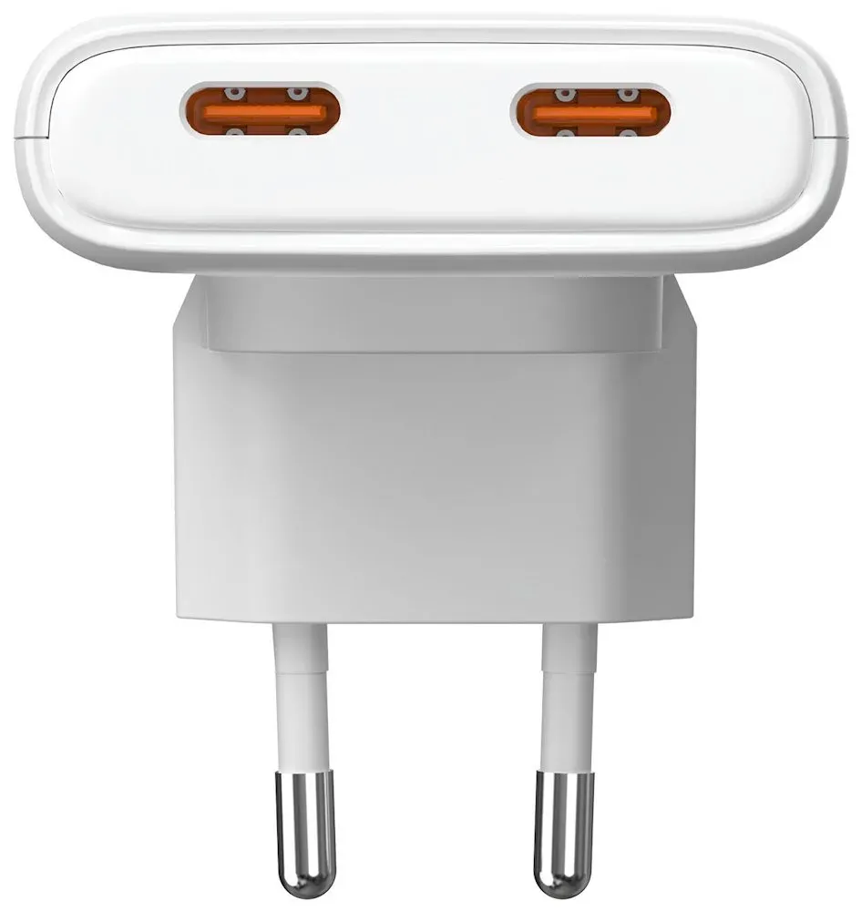 TRX USB Nabíječka USB AK-CH-32 2x USB-C PD 5-20V / max. 3.25A 65W Quick Charge 4+ GaN