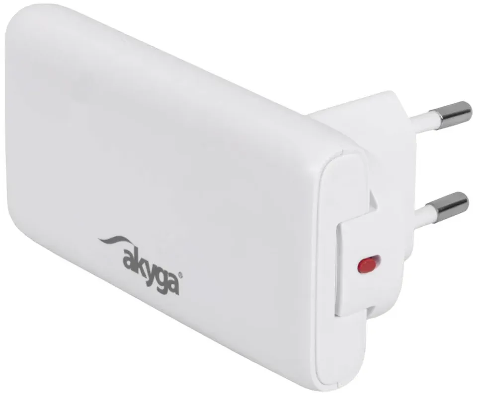 TRX USB Nabíječka USB AK-CH-32 2x USB-C PD 5-20V / max. 3.25A 65W Quick Charge 4+ GaN