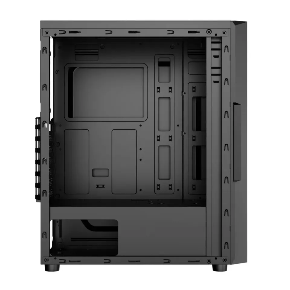 1stCOOL Middle Tower MONSTER EVO, ATX black černý, bez zdroje, fulltower ATX (USB3+ Audio+ Transparentní bočnice) (PC case)