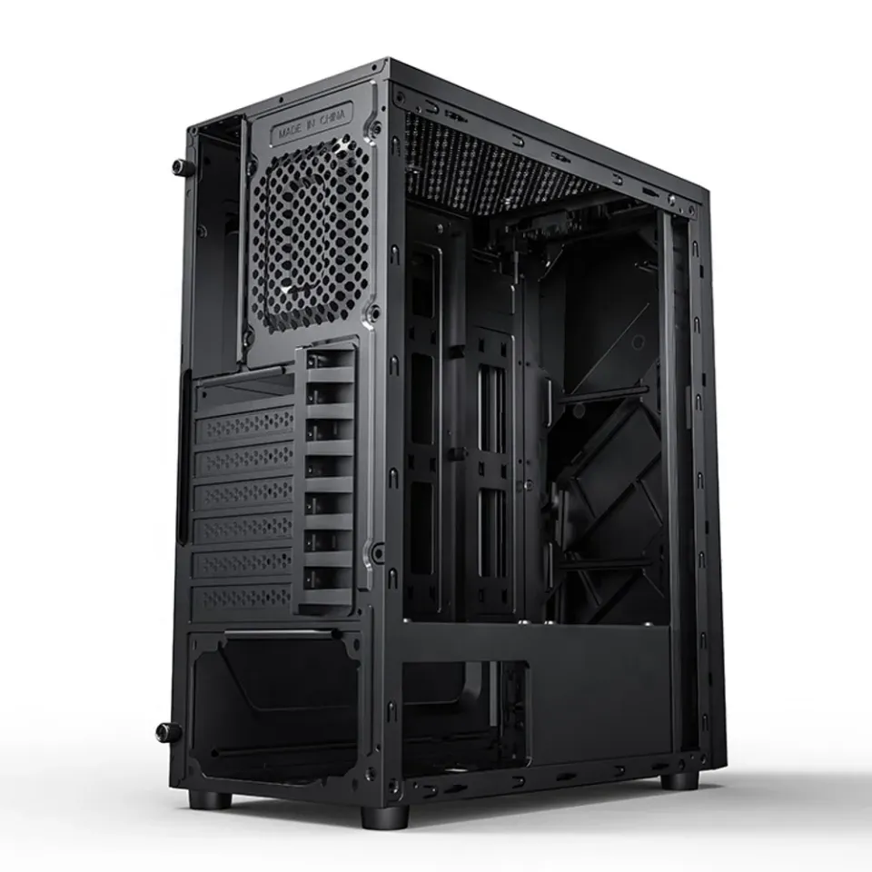 1stCOOL Middle Tower MONSTER EVO, ATX black černý, bez zdroje, fulltower ATX (USB3+ Audio+ Transparentní bočnice) (PC case)