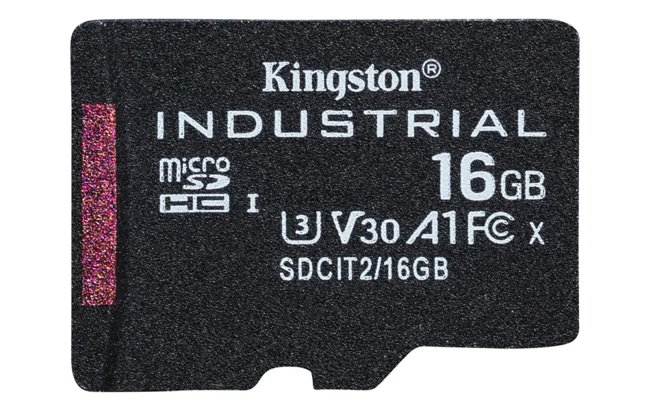 KINGSTON 16GB microSDHC Industrial C10 A1 pSLC Card Single Pack w/o Adapter