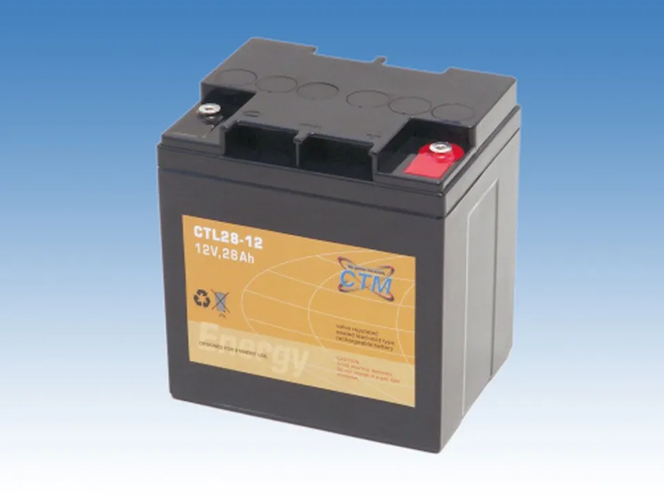 Fukawa CTL akumulátor (12V 28Ah závit M5; životnost 10-12 let)