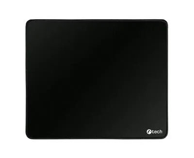 C-TECH podložka pod myš MP-01S-BK, černá, 240x200x4mm, obšité okraje