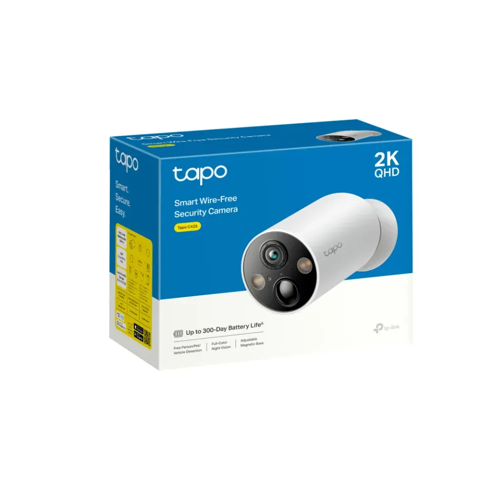 TP-Link Tapo C425(4-pack) - Venkovní IP kamera na baterii, WiFi, 4MP ( 2560 x 14