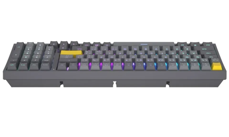 Endorfy herní klávesnice Celeris 1800, bezdrátová, yellow switch, mechanická, US layout, RGB