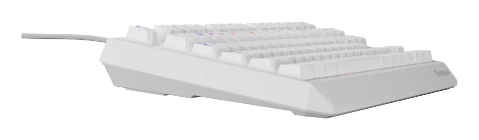 GENESIS herní klávesnice THOR 230/TKL/RGB/Outemu Red/Bezdrátová USB + Bluetooth/US layout/Bílá