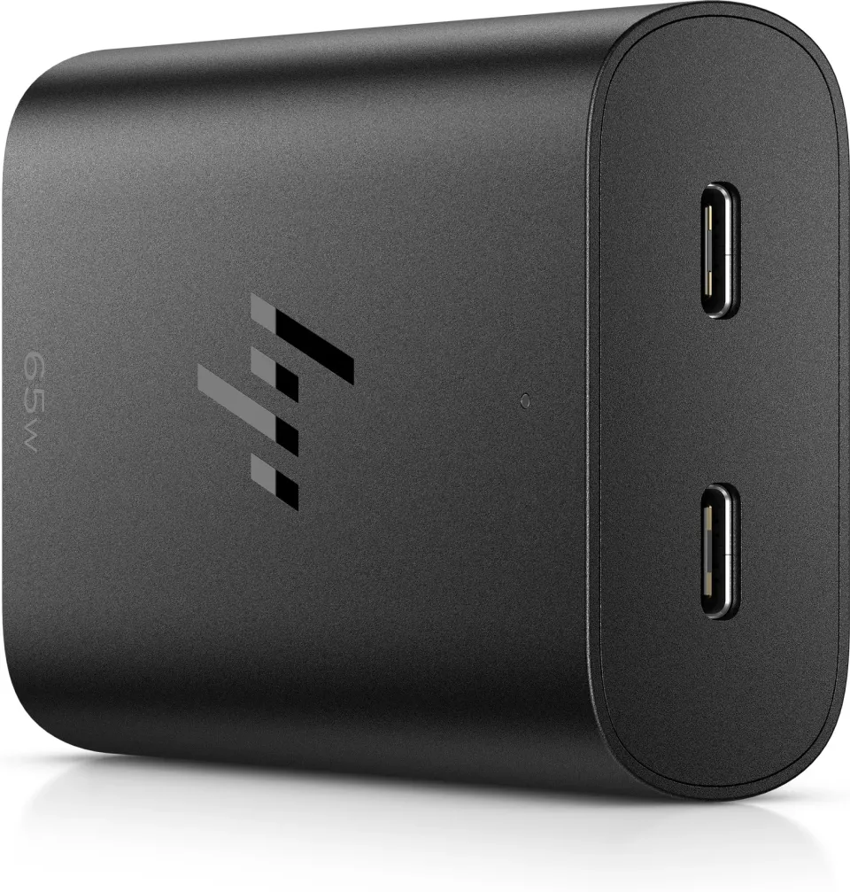 HP AC napájecí adaptér 65W 2x USB-C GaN, 600Q8UT
