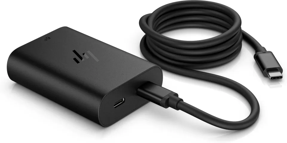 HP AC napájecí adaptér 65W 2x USB-C GaN, 600Q8UT