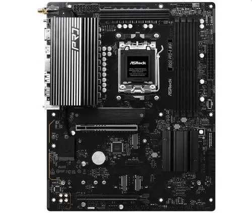 ASROCK B850 PRO-A WIFI (AM5, amd B850, 4xDDR5, PCIE 5.0, HDMI, 4xSATA3 +4xM.2, USB3.2 G2, GLAN 2,5G, ATX)
