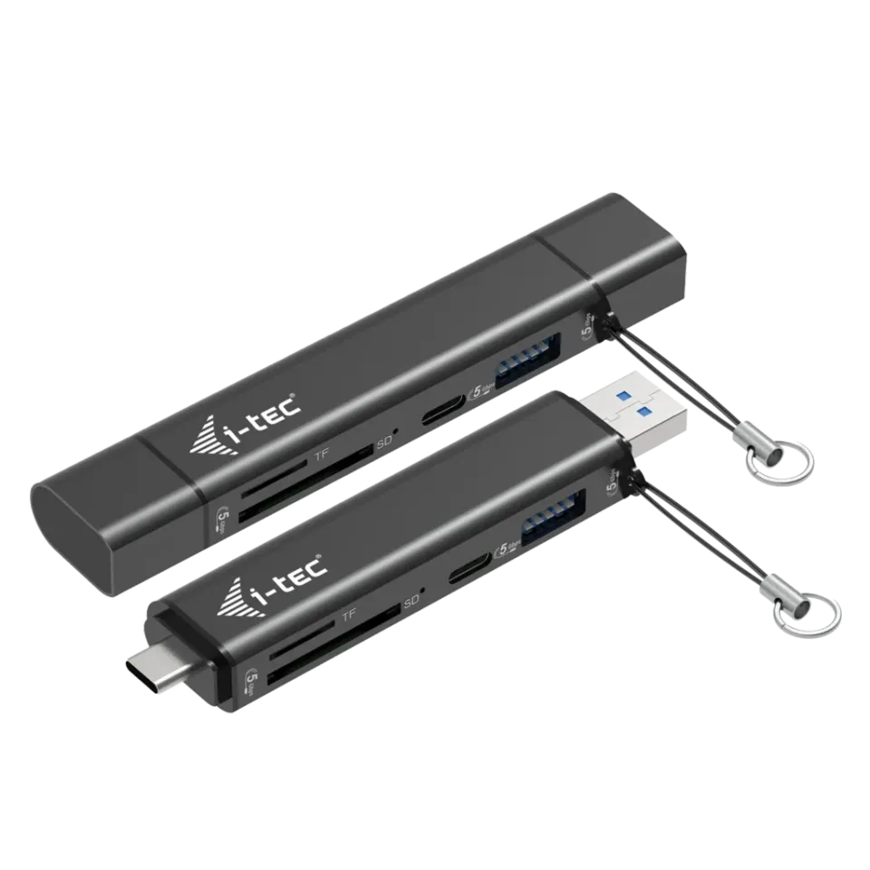 i-tec USB-C/USB-A Dongle SD, TF and 2x USB (1x USB-A, 1x USB-C)