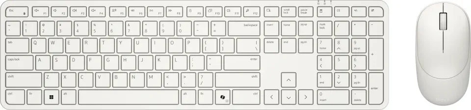 DELL KM526 bezdrátová klávesnice a myš US/ mezinárodní - bílá