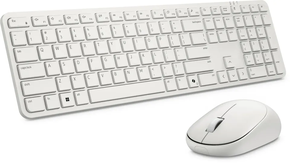 DELL KM526 bezdrátová klávesnice a myš US/ mezinárodní - bílá
