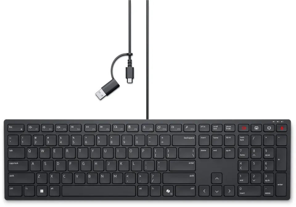 Dell drátová klávesnice KB525C CZ/SK USB/USB-C