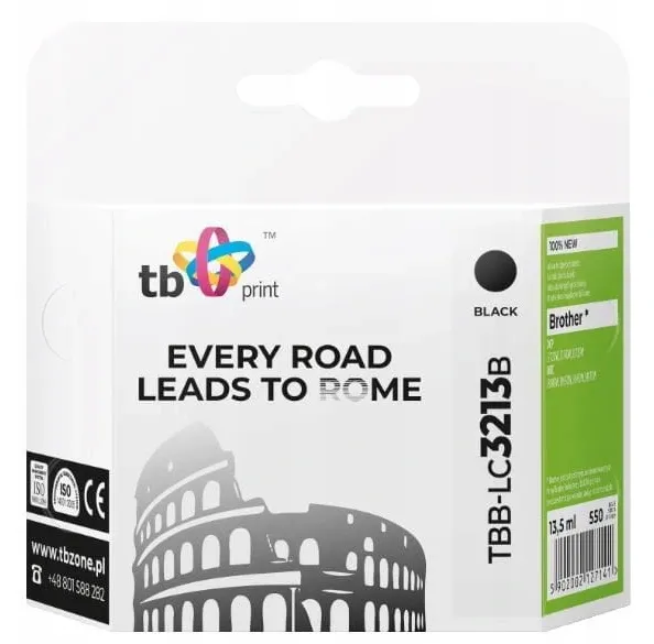 Ink. kazeta TB kompat. s Brother TBB-LC3213B BK