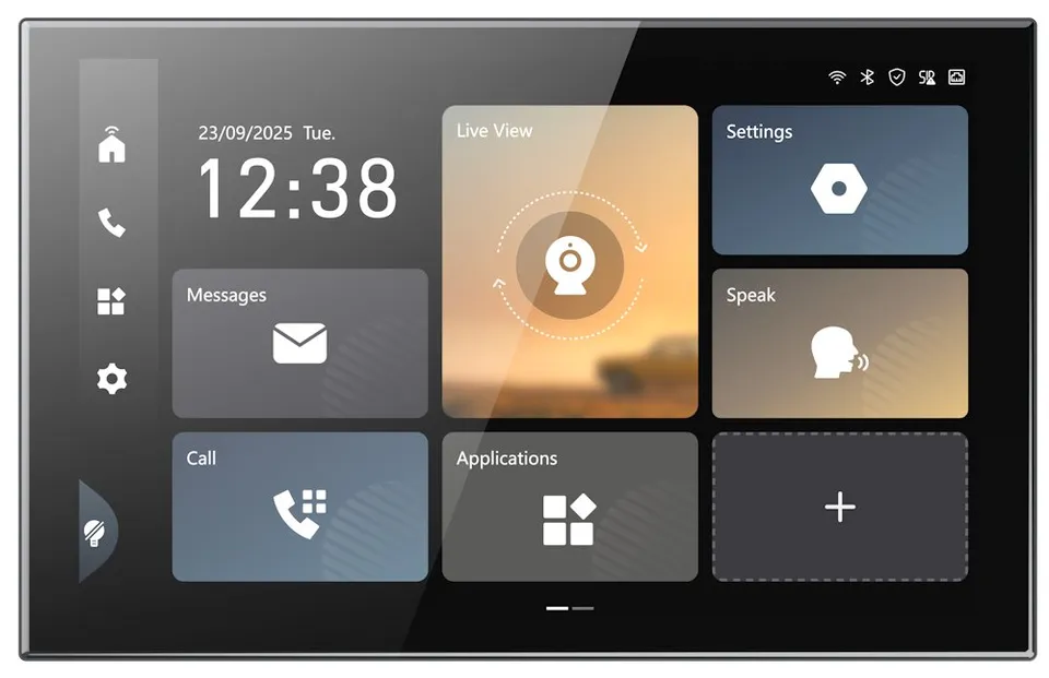 Hikvision DS-KH9570-WTE1(O-STD)/S - 10" IP bytový dotykový Android monitor, Wi-Fi; BT, PoE
