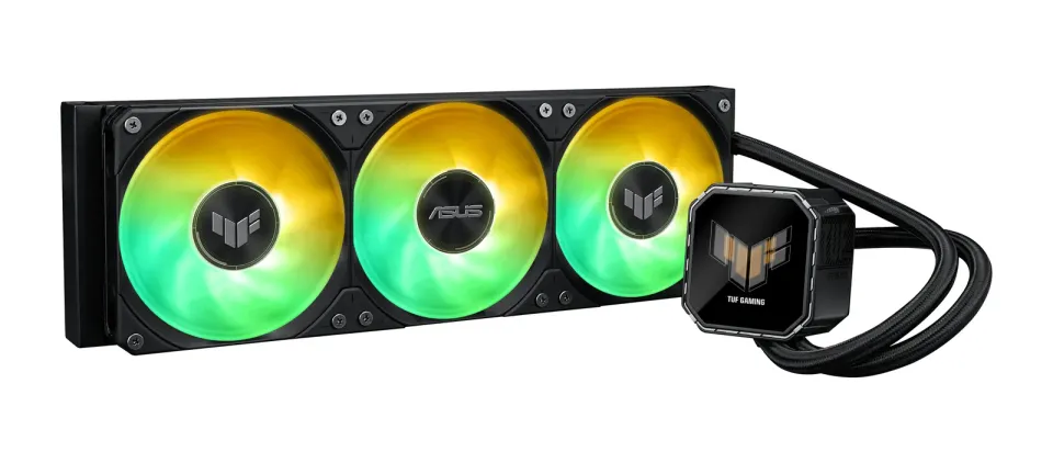 ASUS vodní chladič CPU AIO TUF GAMING LC III 360 ARGB LCD, 3x120mm, LGA1851, AM5