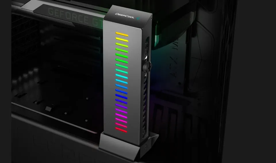 DEEPCOOL držák na grafické karty / až 5 kg grafické karty / ARGB