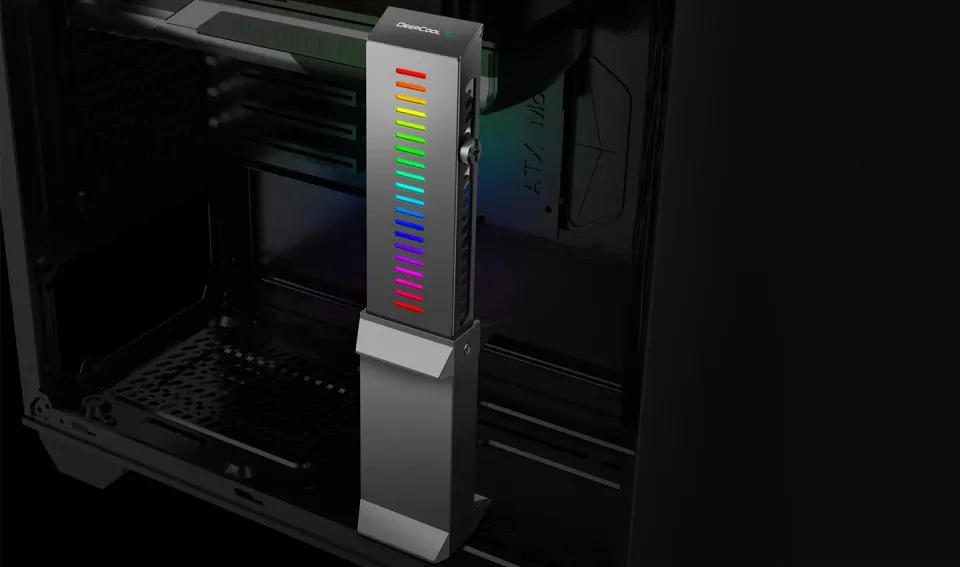 DEEPCOOL držák na grafické karty / až 5 kg grafické karty / ARGB