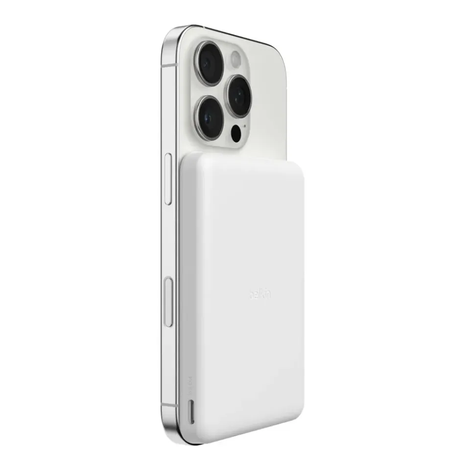 Belkin BOOST CHARGE Qi2 Magnetická Bezdrátová PowerBanka, 10000mAh, slim, bílá