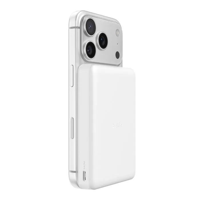 Belkin BOOST CHARGE Qi2 Magnetická Bezdrátová PowerBanka, 10000mAh, slim, bílá