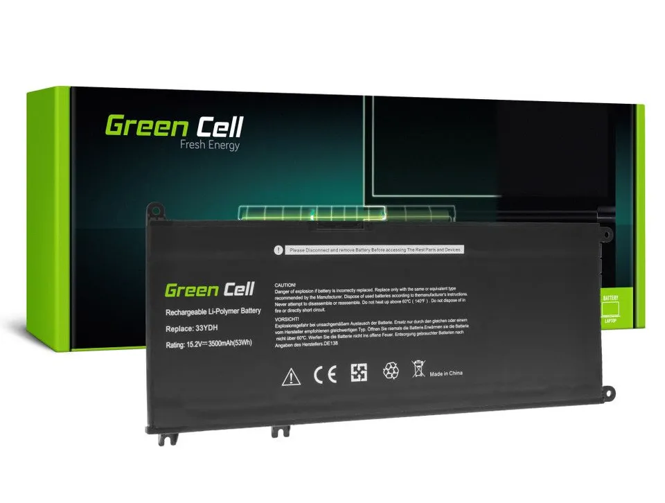 Green Cell Battery 33YDH for Dell Inspiron G3 3579 3779 G5 5587 G7 7588 7577 777