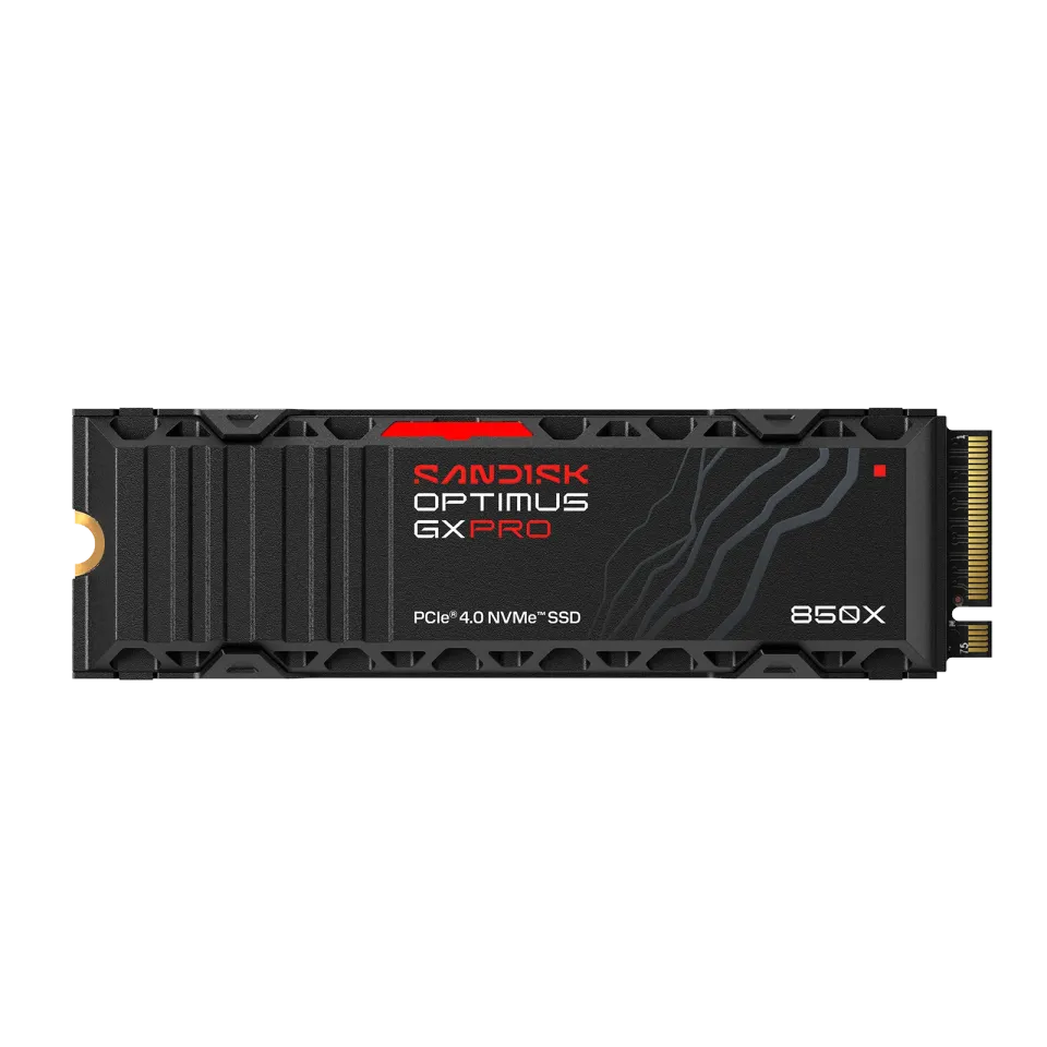 SANDISK OPTIMUS GX PRO 850X NVMe 2TB PCIe, Gen4, (R:7300, W:6600MB/s) s chladiče