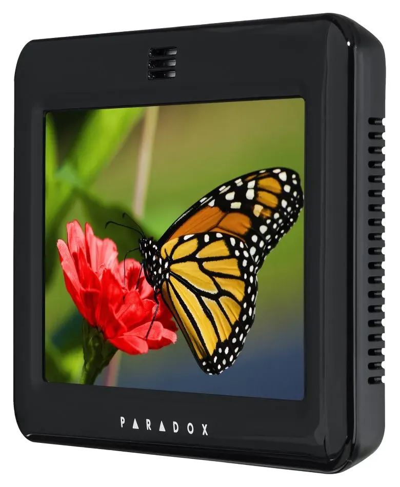 Paradox TM50 klávesnice - černá, barvená, grafický dotykový 5" displej, řada SP/MG/EVO