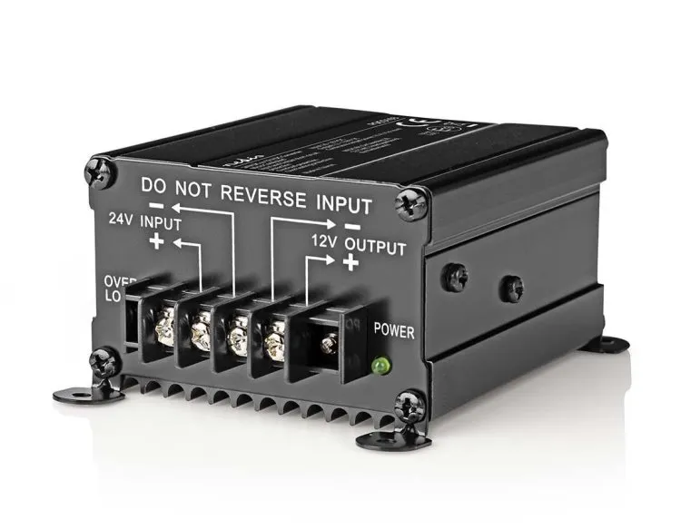 Nedis POCO103 - Měnič Napětí | 24 V DC - 12 V DC / 10 A