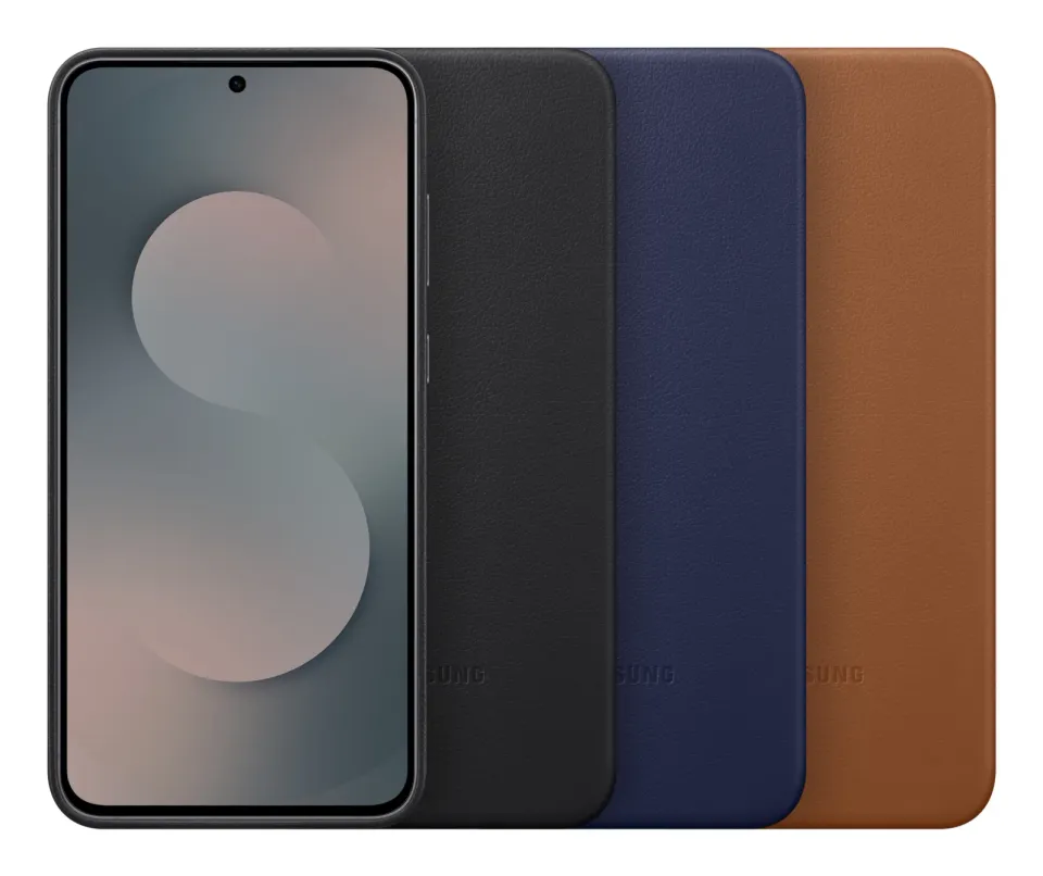 Samsung Ochranný Kryt z Veganské Kůže S25 FE Black