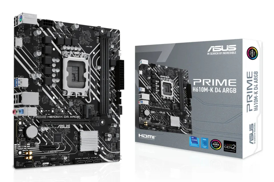 ASUS MB Sc LGA1700 PRIME H610M-K D4, Intel H610, 2xDDR4, 1xHDMI, 1xVGA, mATX