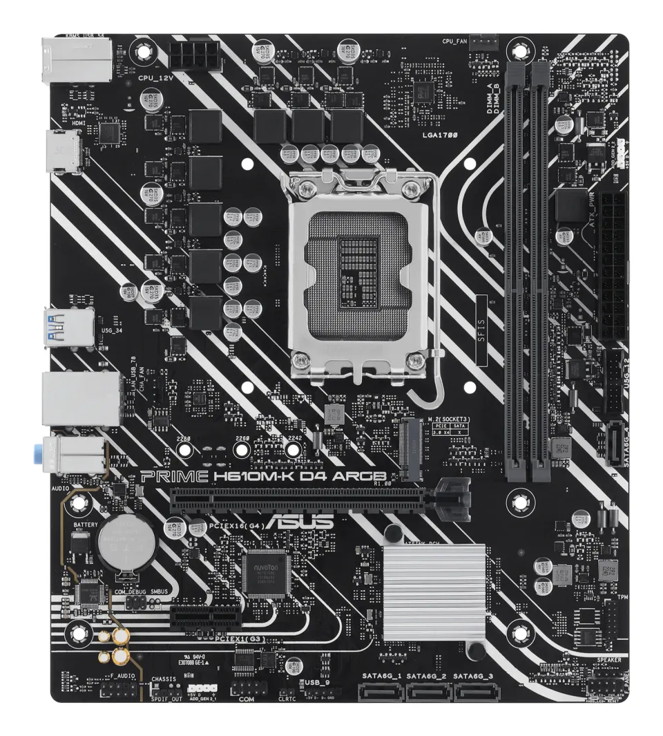 ASUS MB Sc LGA1700 PRIME H610M-K D4, Intel H610, 2xDDR4, 1xHDMI, 1xVGA, mATX