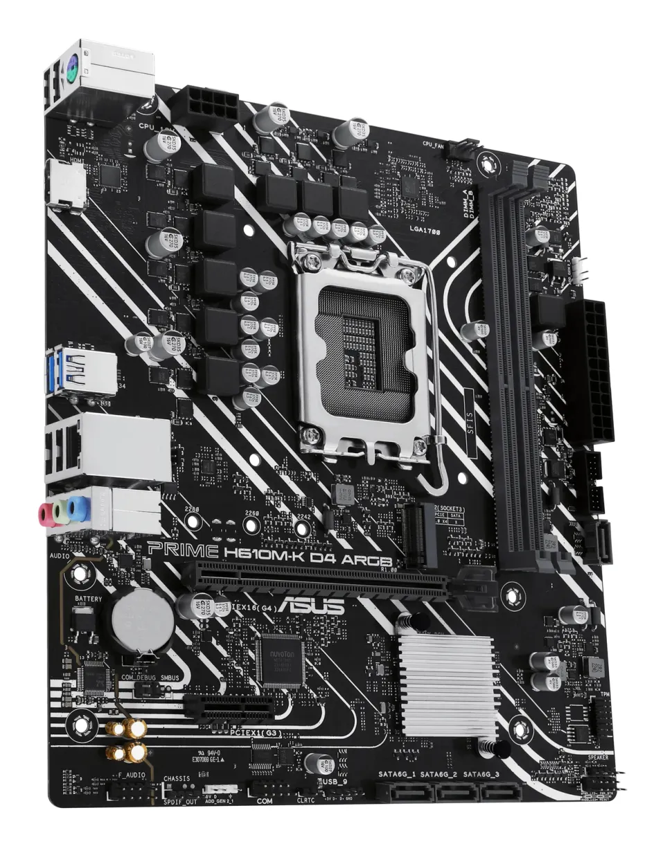 ASUS MB Sc LGA1700 PRIME H610M-K D4, Intel H610, 2xDDR4, 1xHDMI, 1xVGA, mATX