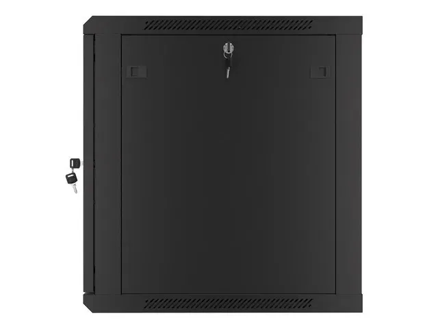LANBERG RACKOVÁ SKŘÍŇ 19" NÁSTĚNNÁ 12U/600X600 PRO VLASTNÍ MONTÁŽ S KOVOVÝMI DVEŘMI ČERNÁ