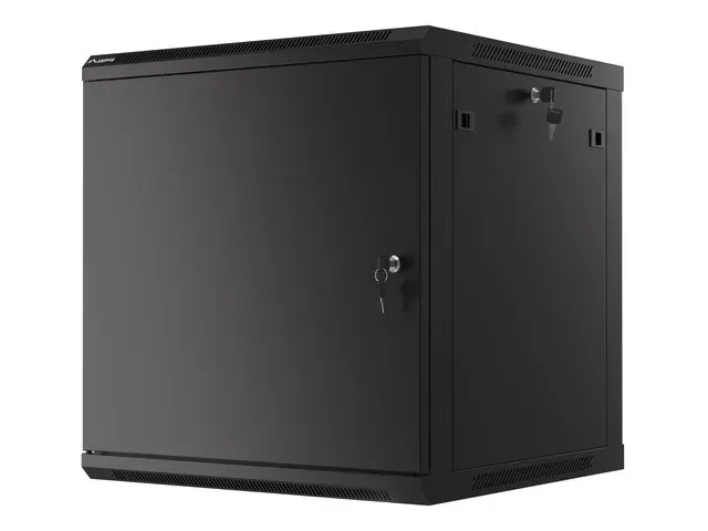 LANBERG RACKOVÁ SKŘÍŇ 19" NÁSTĚNNÁ 12U/600X600 PRO VLASTNÍ MONTÁŽ S KOVOVÝMI DVEŘMI ČERNÁ