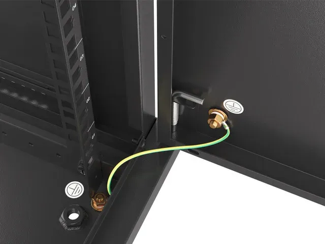 LANBERG RACKOVÁ SKŘÍŇ 19" NÁSTĚNNÁ 12U/600X600 PRO VLASTNÍ MONTÁŽ S KOVOVÝMI DVEŘMI ČERNÁ