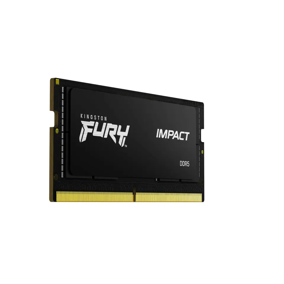 Kingston FURY Impact/SO-DIMM DDR5/16GB/6000MHz/CL38/1x16GB/Black