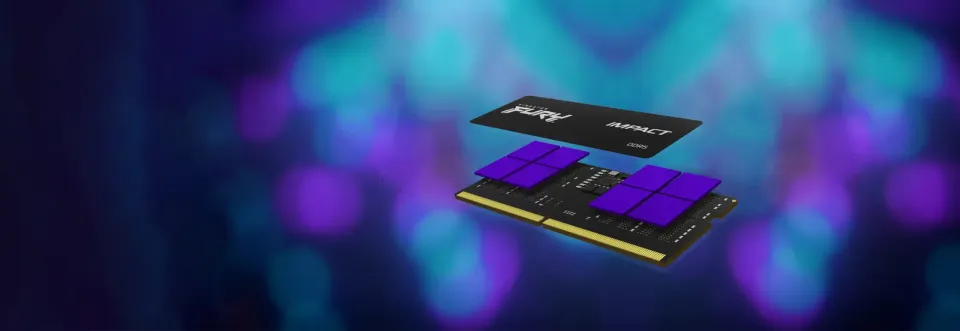 Kingston FURY Impact/SO-DIMM DDR5/16GB/6000MHz/CL38/1x16GB/Black