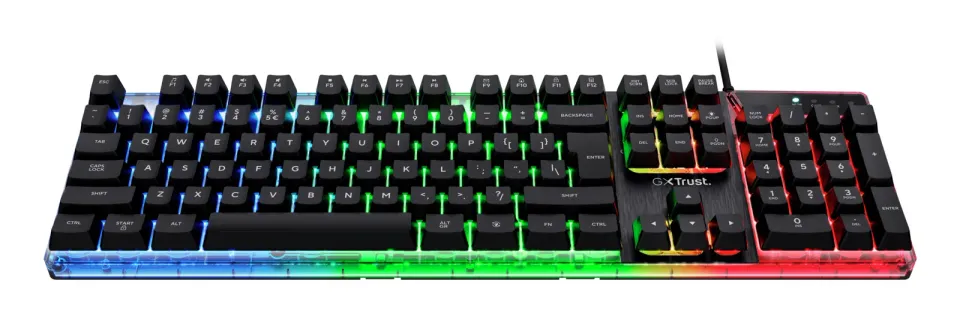 TRUST GXT 835 Azor/Drátová USB/CZ-SK layout/Černá