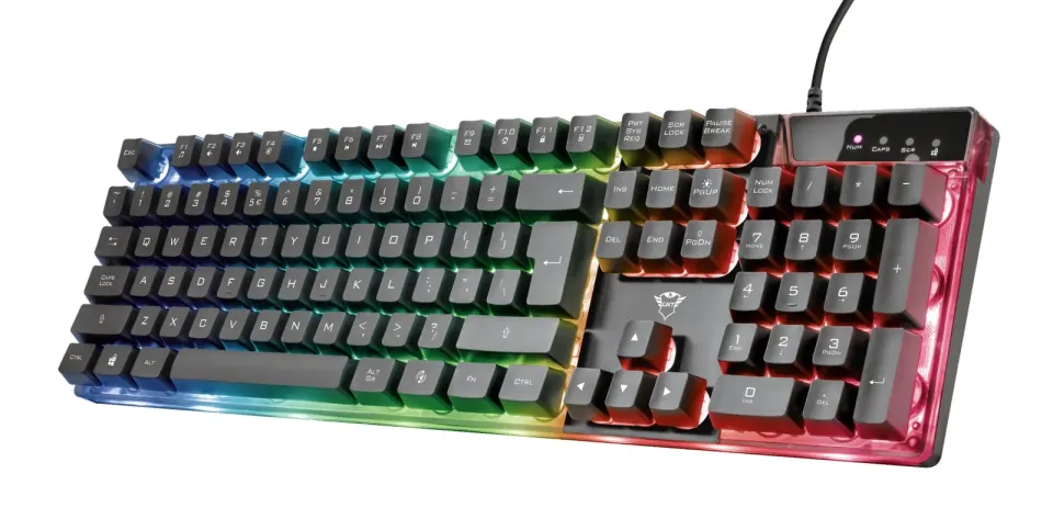 TRUST GXT 835 Azor/Drátová USB/CZ-SK layout/Černá