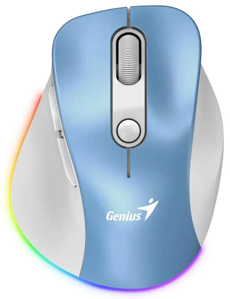 Genius Ergo 9000S Pro Myš, bezdrátová, optická, 2400DPI, 6 tlačítek, BT, 2,4GHz, (31030039401)