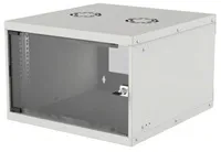 Intellinet 19" BASIC rozvaděč 6U/400mm, šedý, rozložený flatpack - Rozbité sklo