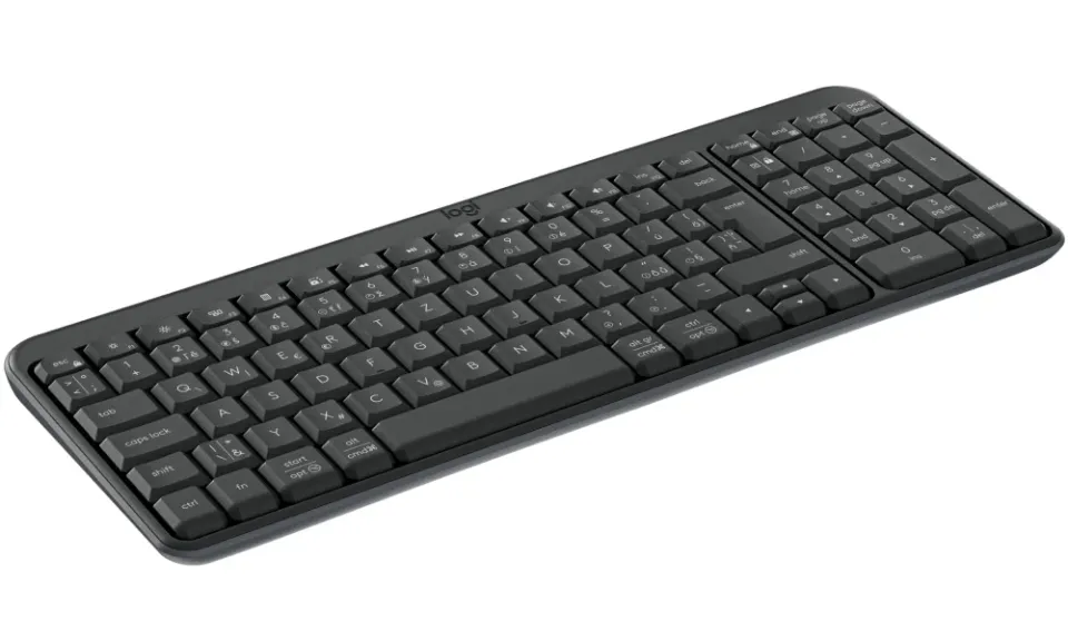 Logitech klávesnice K250/ Kompaktní/ Bezdrátová/ Bluetooth/ CZ/ Černá